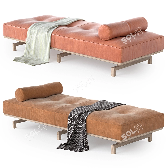 Modern Erik Jorgensen 450 Delphi Daybed 3D model image 3