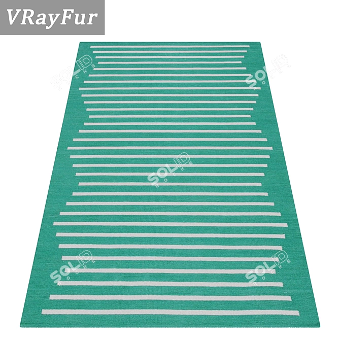 Versatile Carpets Set: High-Quality Textures for Stunning Renders 3D model image 2