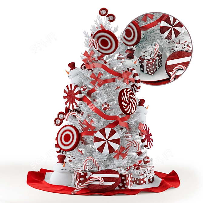 Sweet Treats Christmas Tree 3D model image 4