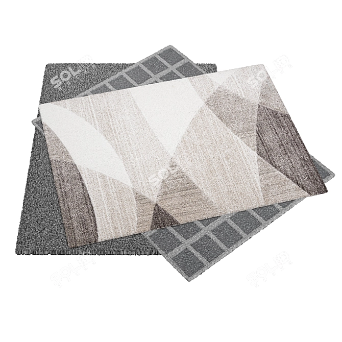 Luxury Textured Carpet 3D model image 4