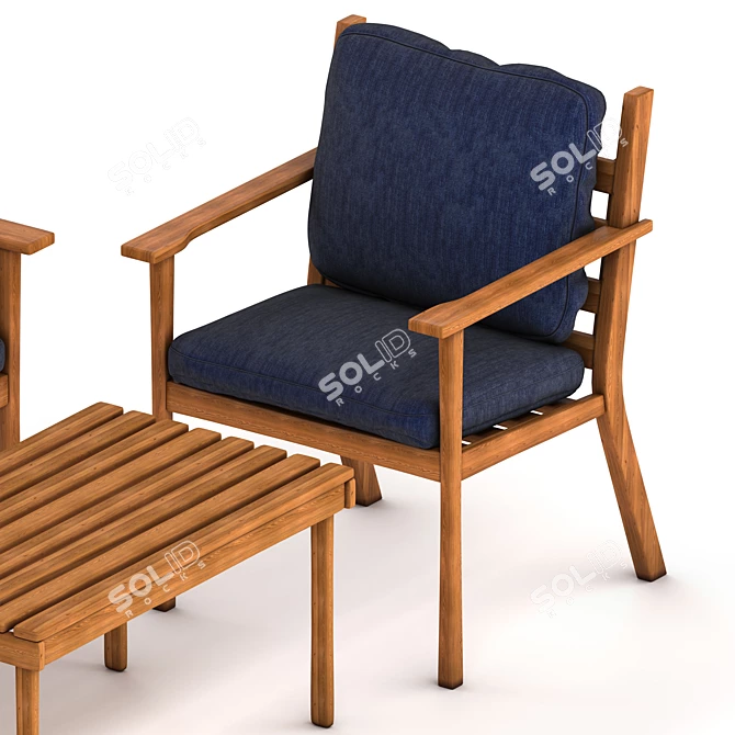 Koctas Coffee Garden Seating: Elegant and Spacious 3D model image 4