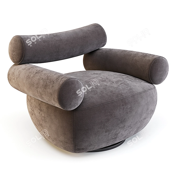 Labofa Mallow: Modern Lounge Chairs 3D model image 1