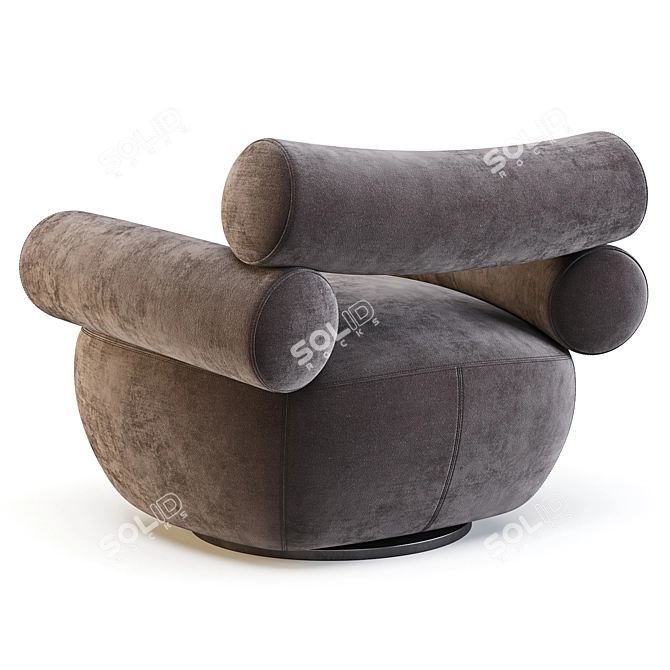 Labofa Mallow: Modern Lounge Chairs 3D model image 2