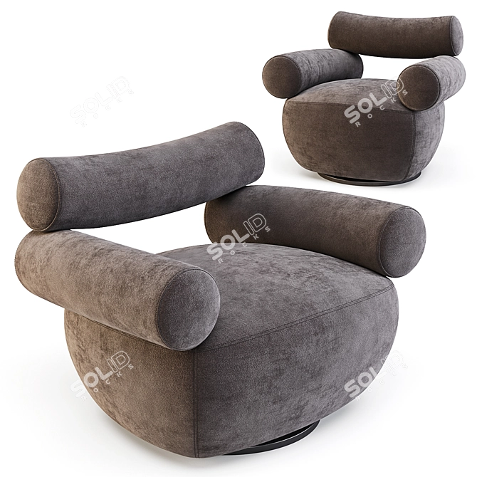 Labofa Mallow: Modern Lounge Chairs 3D model image 5