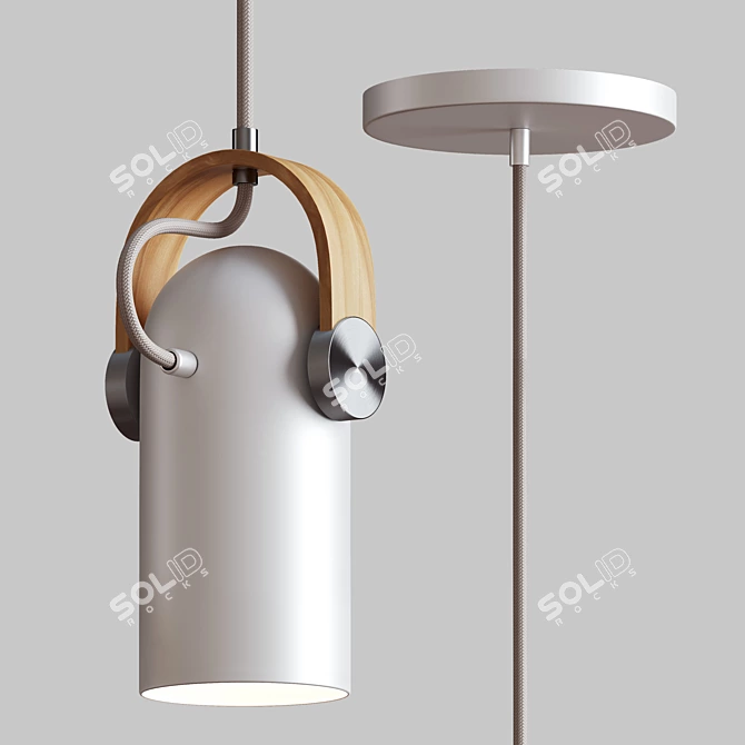 Carronade Pendant: Contemporary Spotlight 3D model image 2