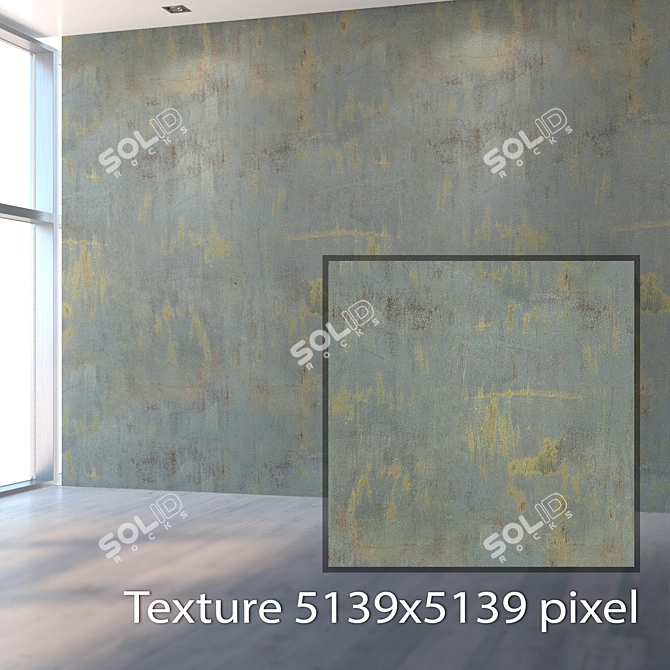 Seamless Metal 990 Texture Kit 3D model image 2