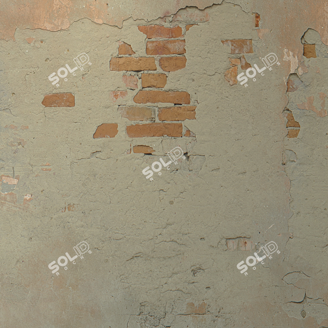 Seamless Plaster Texture 3D model image 4