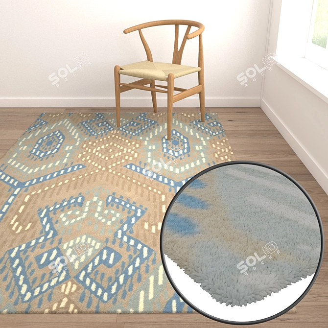 Premium Carpet Set: High-Quality Textures for Stunning Renders 3D model image 5