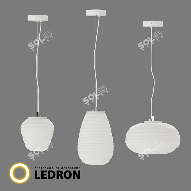 Luminous Comfort Pendant Lights 3D model image 6