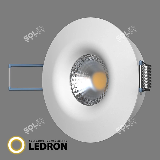 Versatile Ceiling Light: Halogen/LED Compatible 3D model image 5