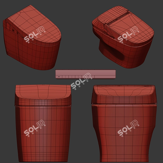 TOTO NEOREST EX & AH Toilets 3D model image 2