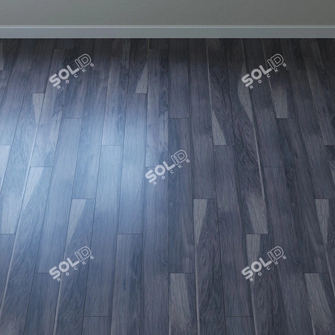 Elegant Pecan Silverton Parquet 3D model image 2