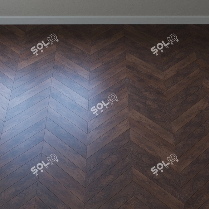 Titan Prestige Hard Oak Parquet 3D model image 3