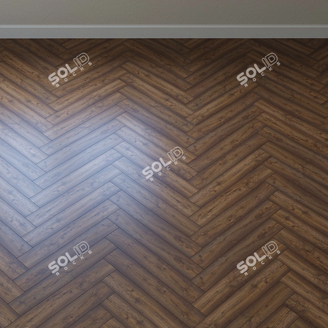 Modena Oak: Classic Variostep Parquet 3D model image 3