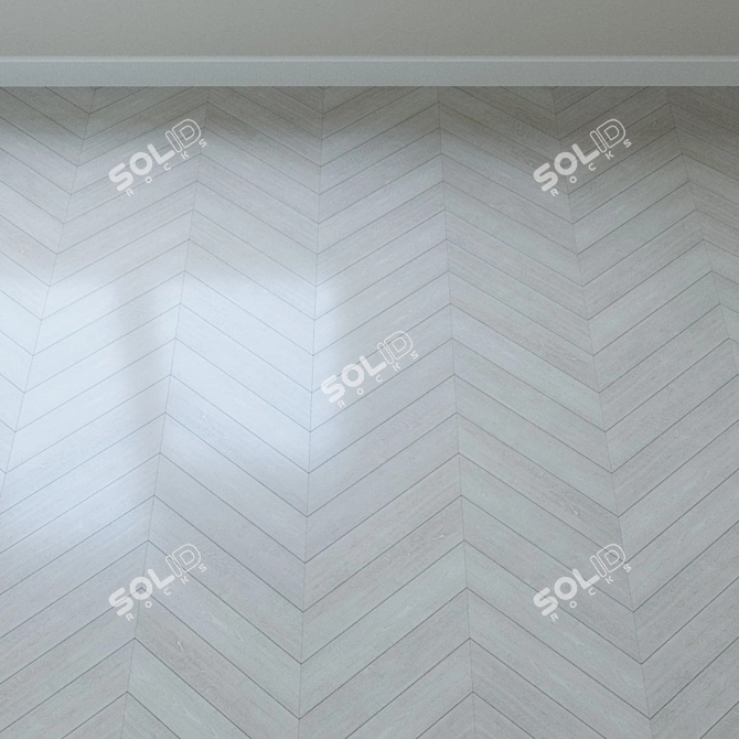 Atlas Oak Parquet: Classic Elegance 3D model image 4