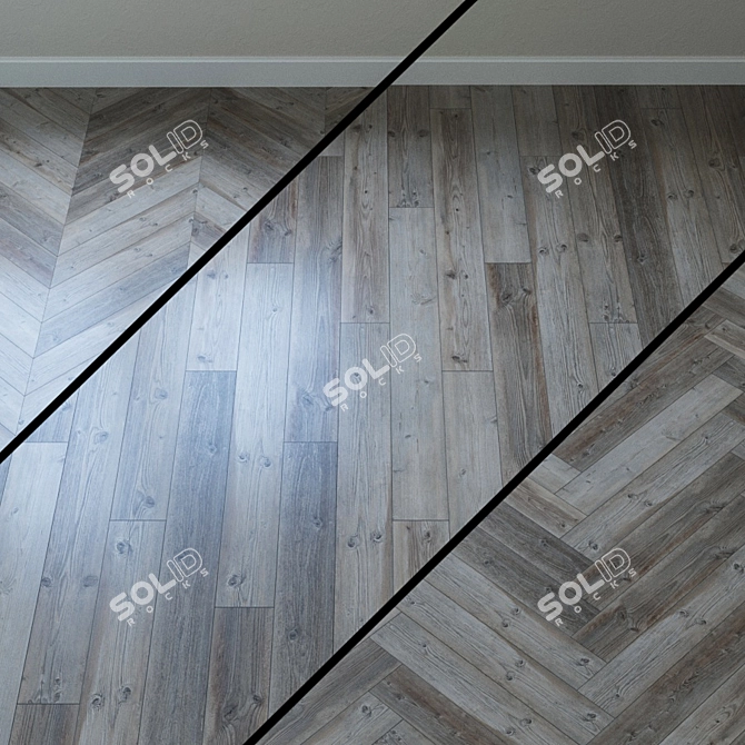 Mountain Retreat Pine Parquet 3D model image 1