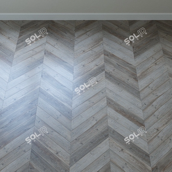 Mountain Retreat Pine Parquet 3D model image 4