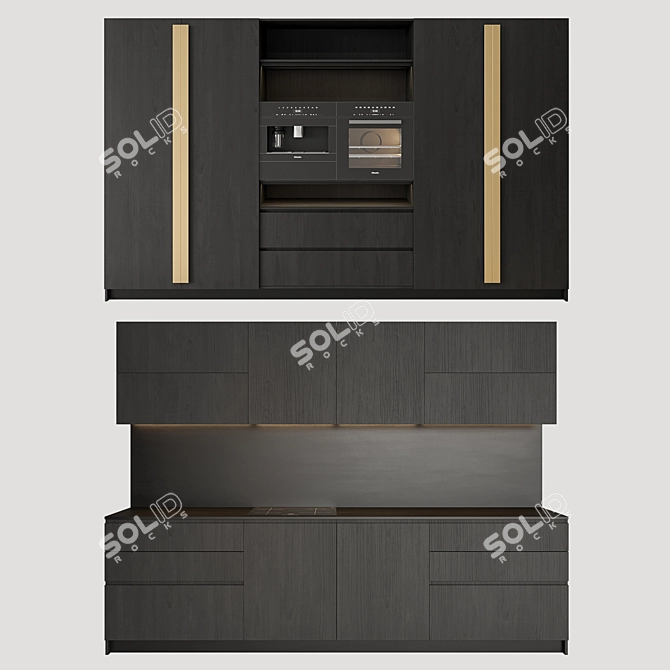 Modernista Kitchen Set 3D model image 7