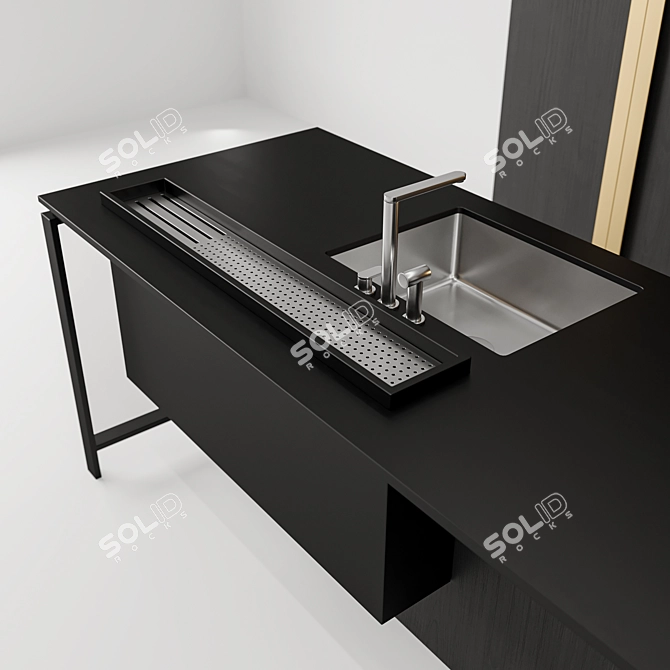 Modernista Kitchen Set 3D model image 9