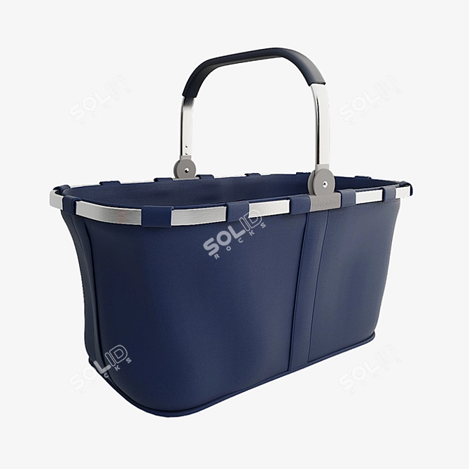 Reisenthel Carrybag: Stylish and Sturdy Shopping Basket 3D model image 2