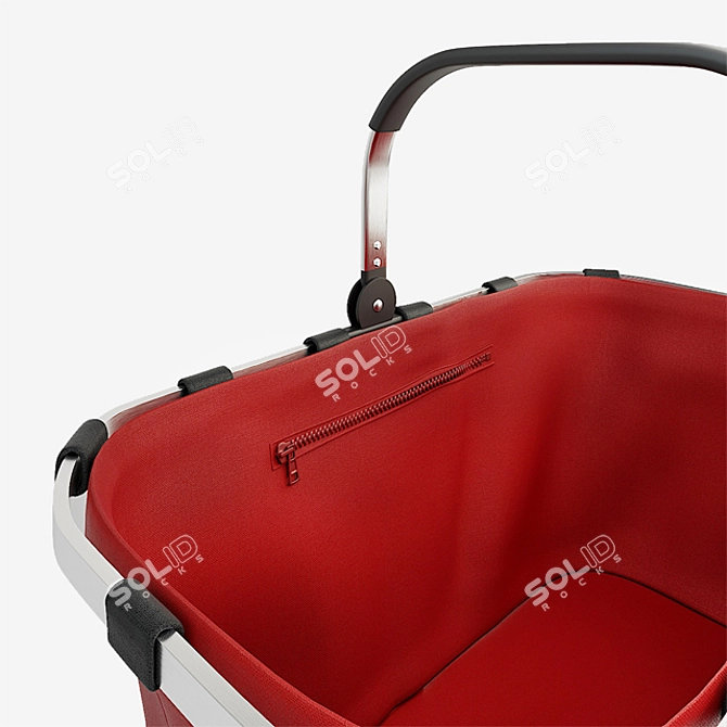 Reisenthel Carrybag: Stylish and Sturdy Shopping Basket 3D model image 4