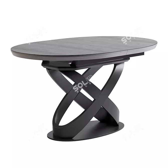 Orbita Transformer Dining Table 3D model image 1