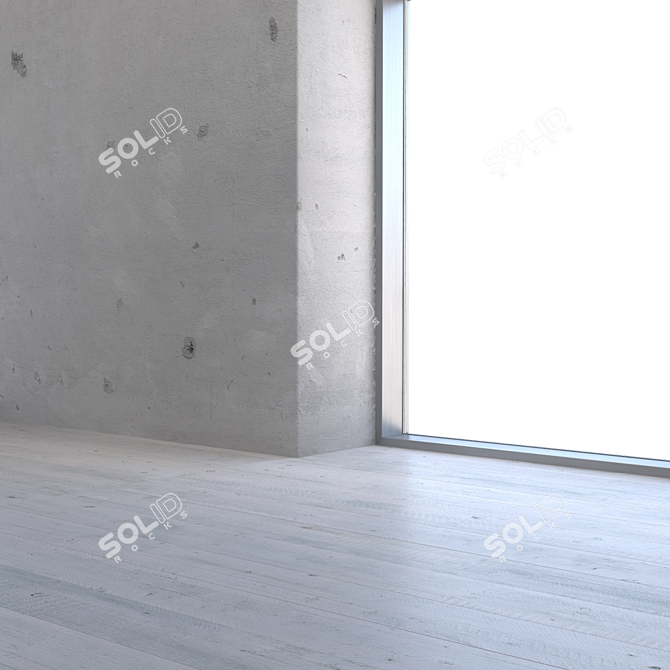 Seamless Plaster Texture Kit 3D model image 3