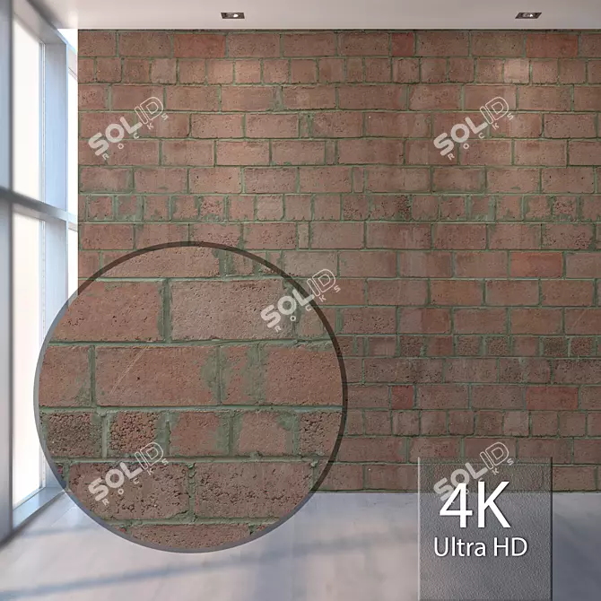 Seamless Brick Texture Pack 3D model image 1