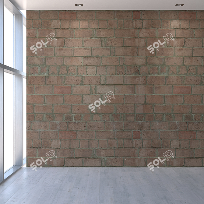 Seamless Brick Texture Pack 3D model image 5