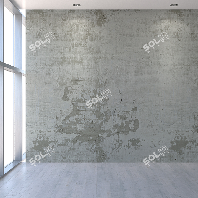 Seamless Plaster Texture 3D model image 5