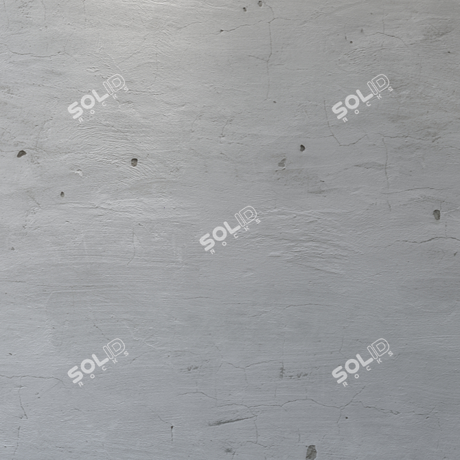 Seamless Plaster Texture Kit 3D model image 4