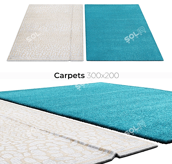 Luxury Interior Carpets 3D model image 1