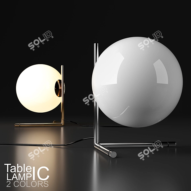 Modern LED Table Lamp 3D model image 1