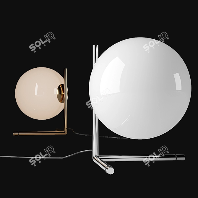 Modern LED Table Lamp 3D model image 3