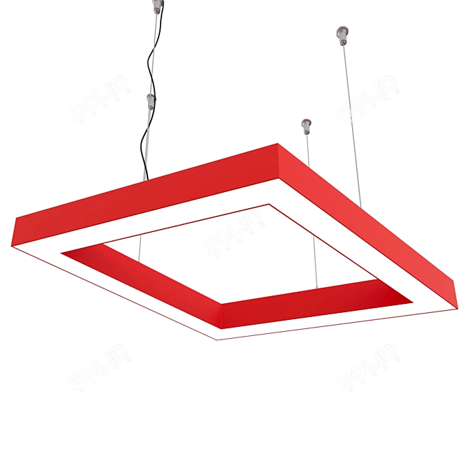 Modern Bone Light Fixture 3D model image 2