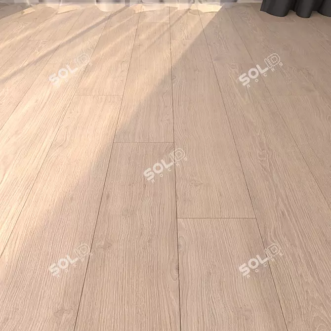 Timeless Taupe Parquet: 3D Model 3D model image 1