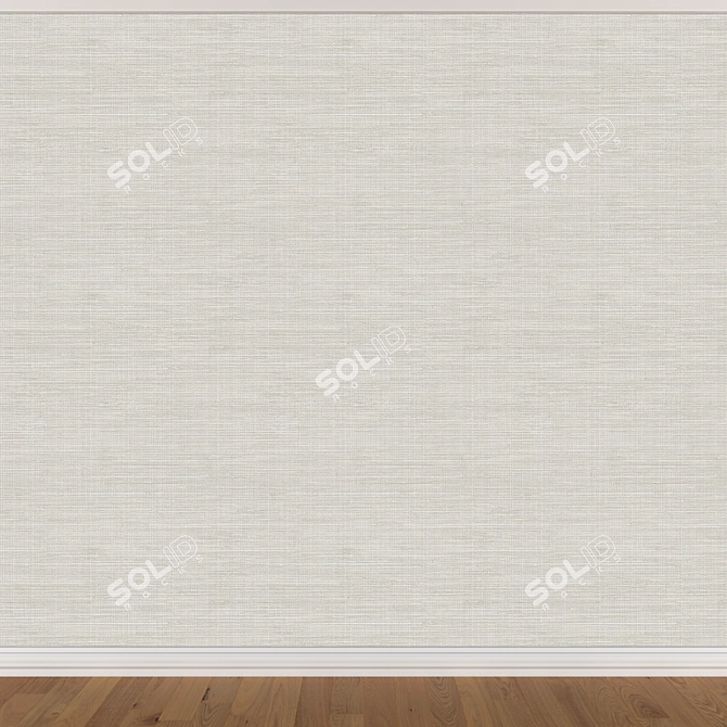 Seamless Wallpaper Set 1628 (3 Colors) 3D model image 4