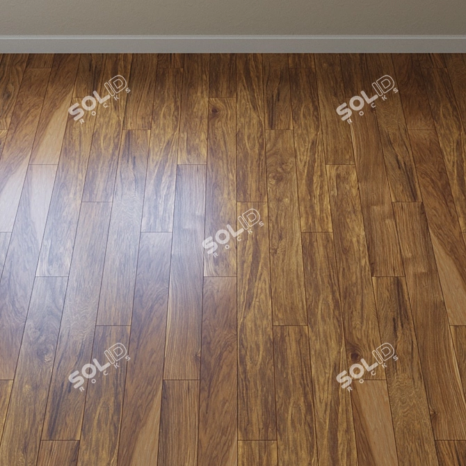 Appalachian Pecan Vintage Parquet 3D model image 2