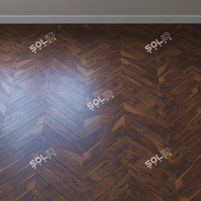 Pecan Red River Parquet 3D model image 3