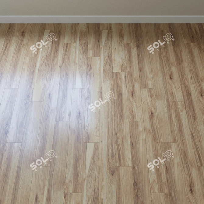 Vintage Classic Natural Pecan Parquet 3D model image 2