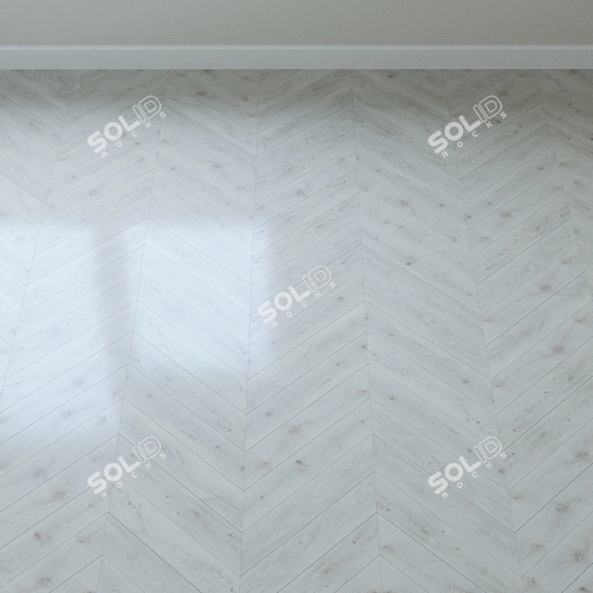 Vintage Classic Chantilly Oak Parquet 3D model image 4