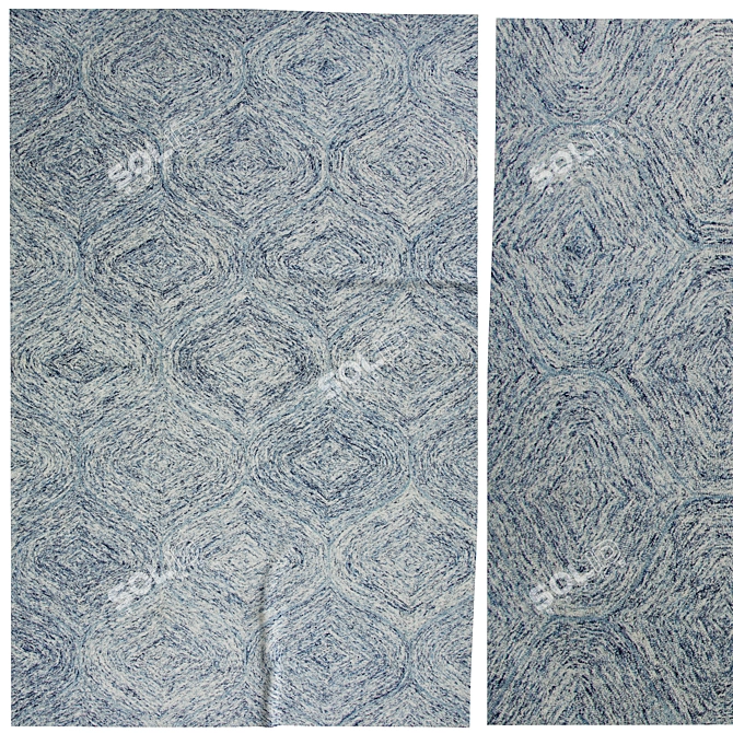 3-Design Carpets: OBJ Format, 3ds Max 2015 3D model image 1