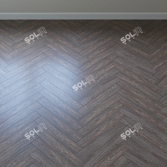 Vintage Beachcomber Oak Parquet 3D model image 3