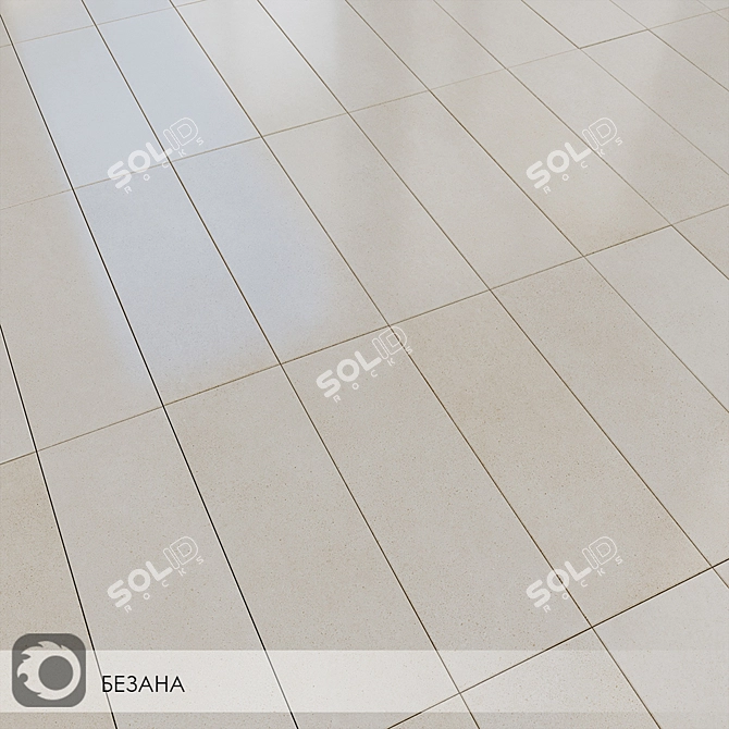 Stylish Besana Ceramic Wall Tiles 3D model image 4