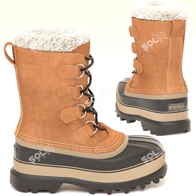 Ultimate Winter Survival: Women's Caribou Boot 3D model image 4