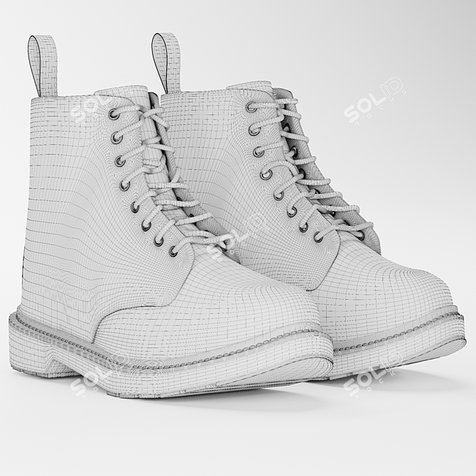 Maximize Your Style with Dr. Martens 3D model image 4