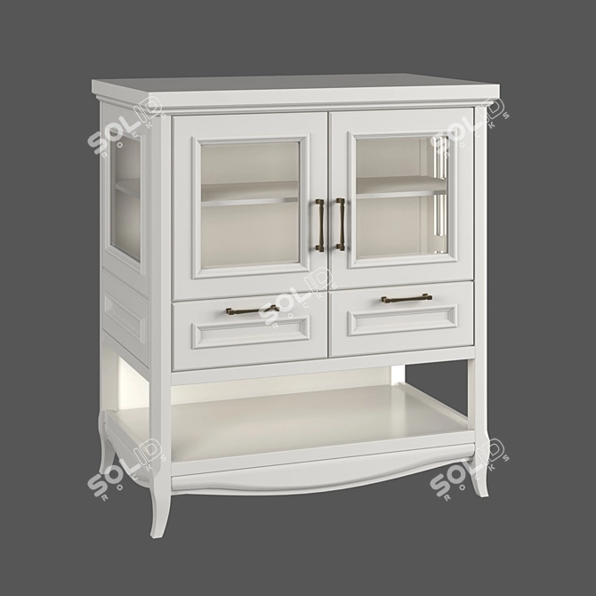 Vintage Charm: Madlen Sideboard in Ruta & Estella 3D model image 4