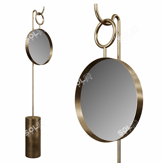 Anna Karlin Hanging Mirror 3D model image 1