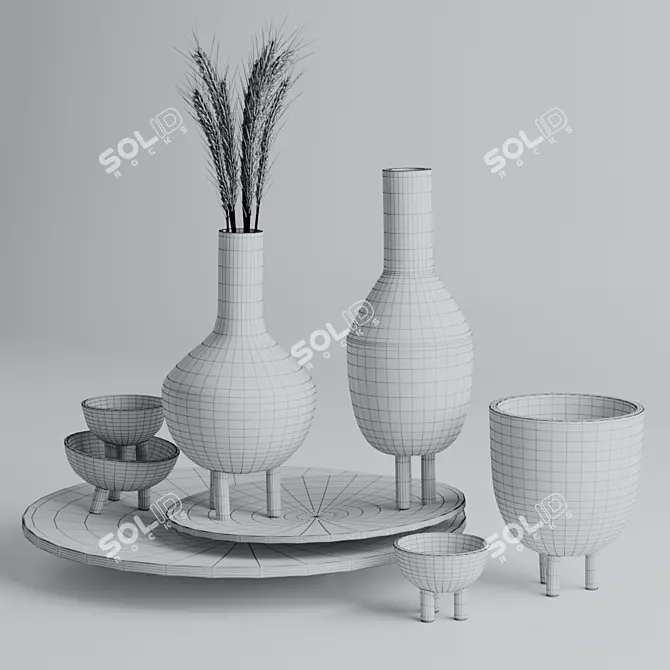 101 CPH_SET: Versatile and Stylish Home Essentials 3D model image 3