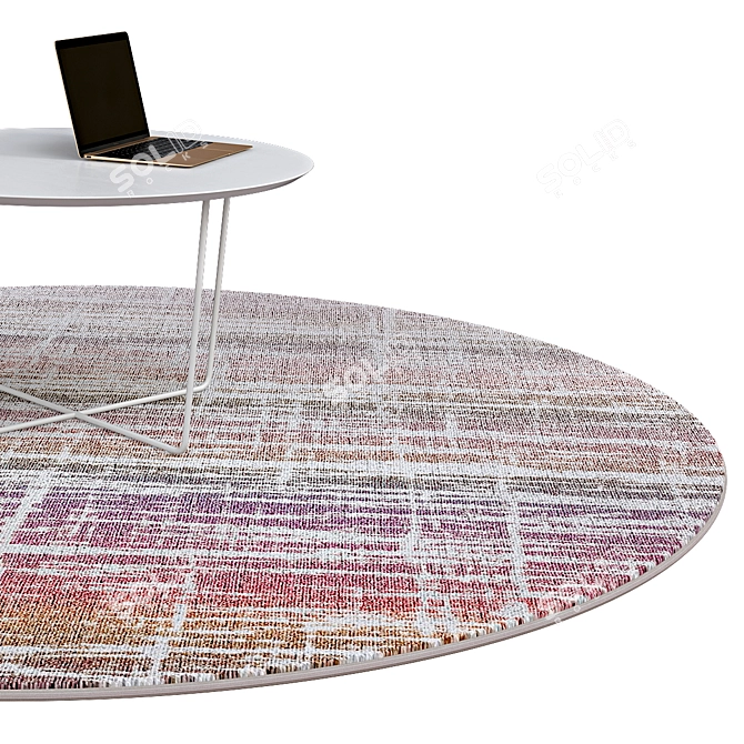 Stylish Round Rugs | No. 119 3D model image 2